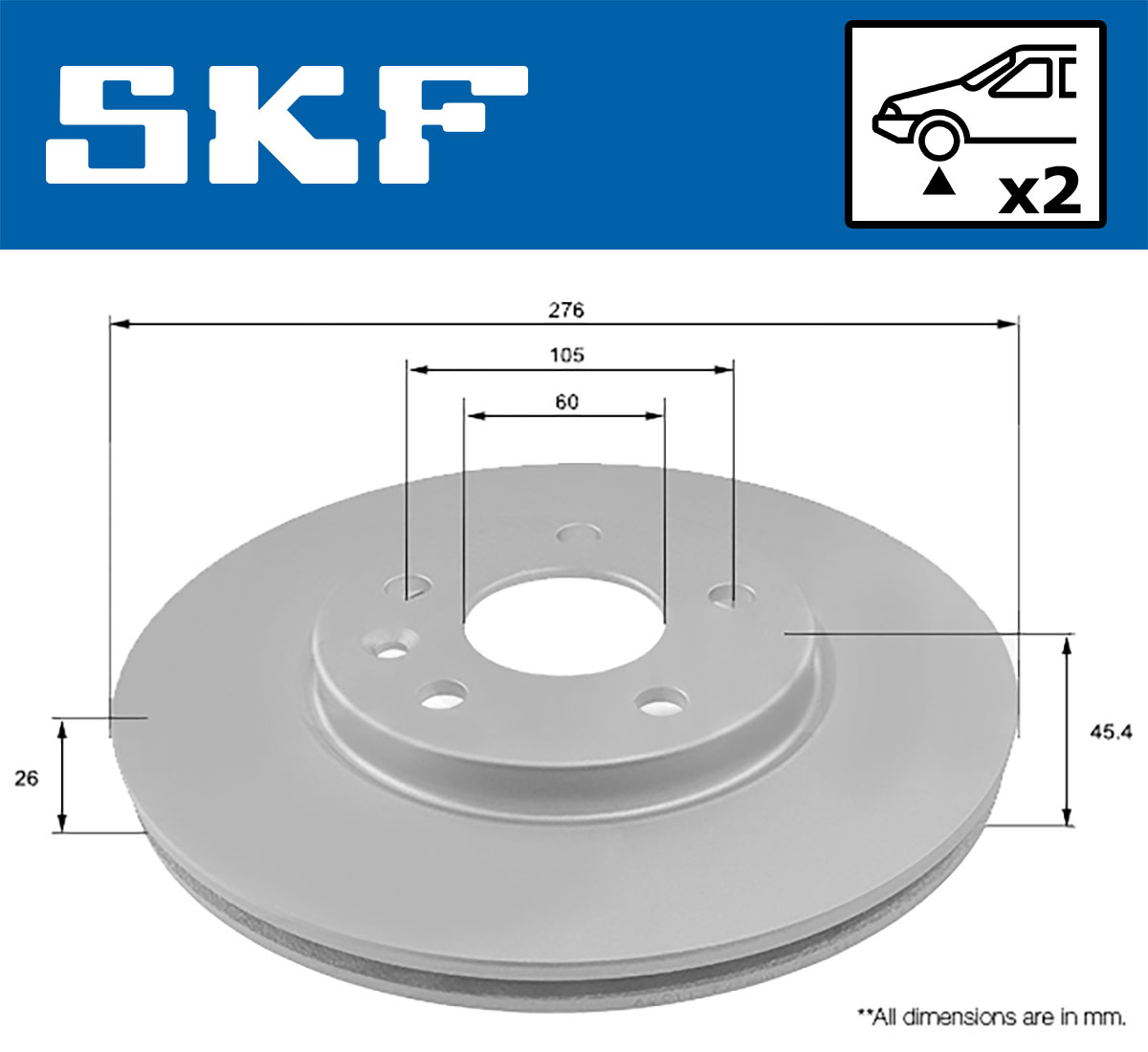SKF Remschijven VKBD 80222 V2