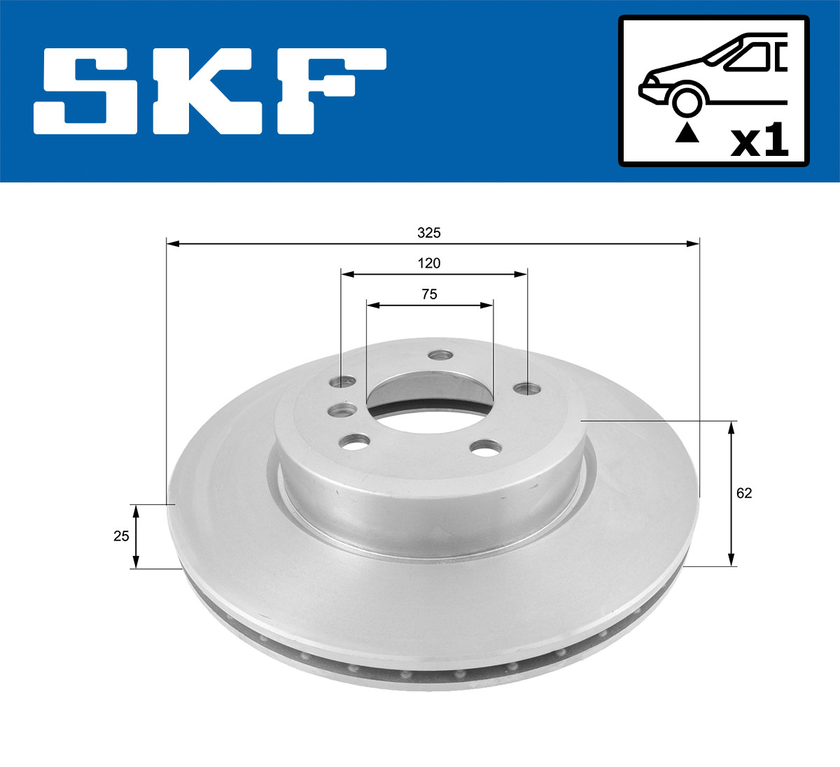 SKF Remschijven VKBD 80287 V1
