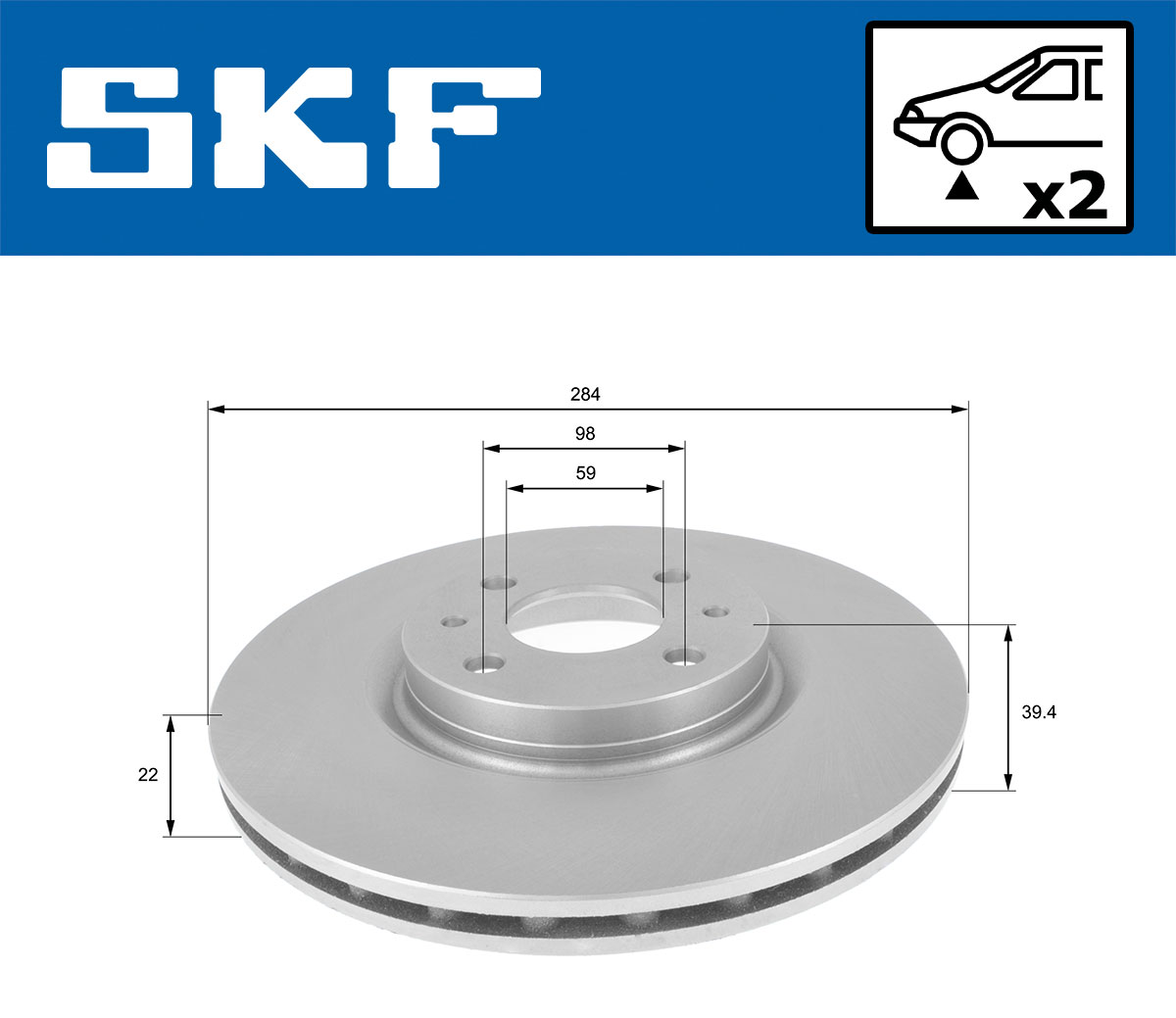 SKF Remschijf VKBD 80699 V2