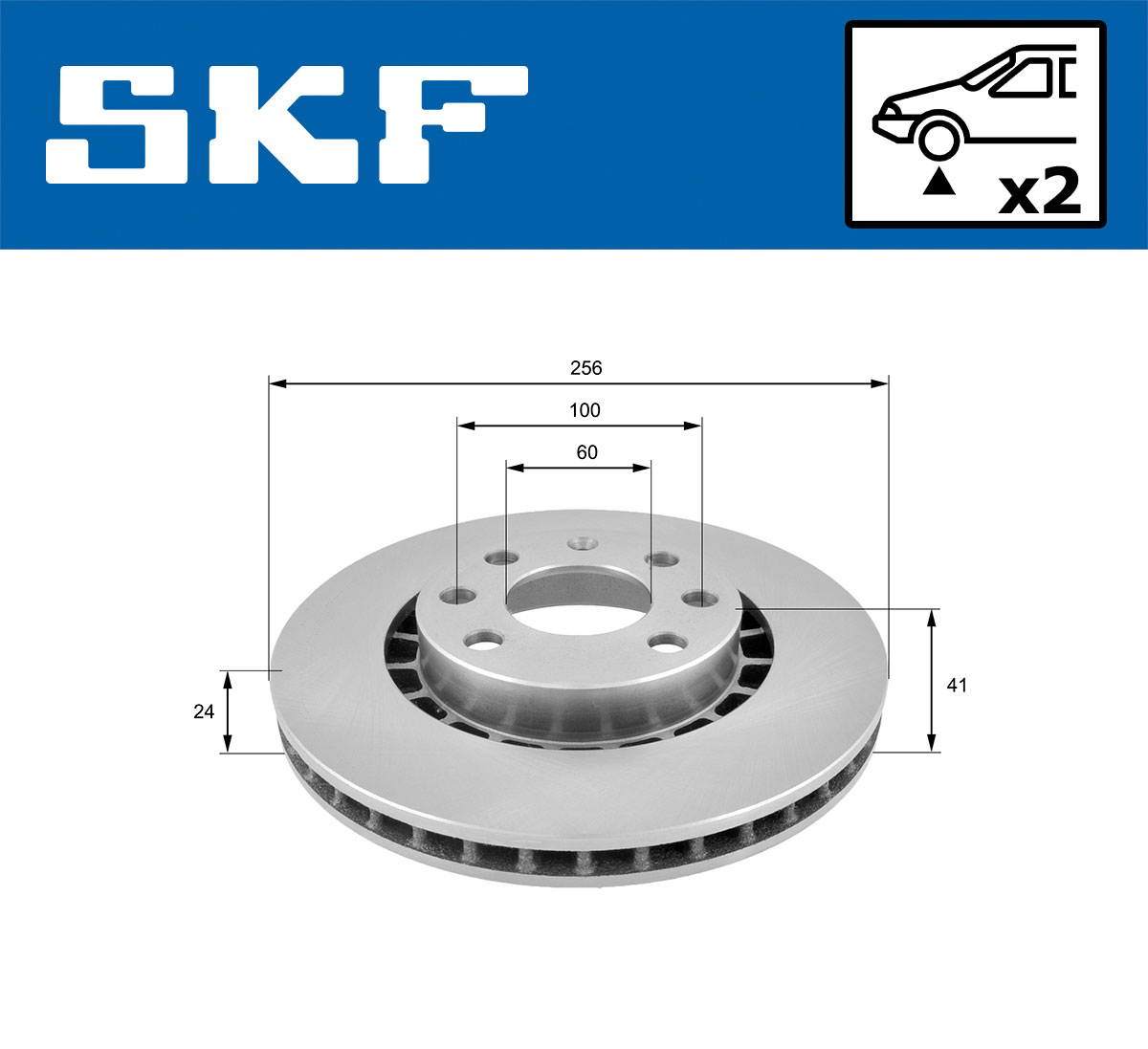 SKF Remschijf VKBD 80791 V2