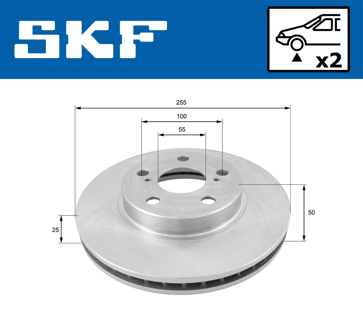 SKF Remschijf VKBD 81115 V2