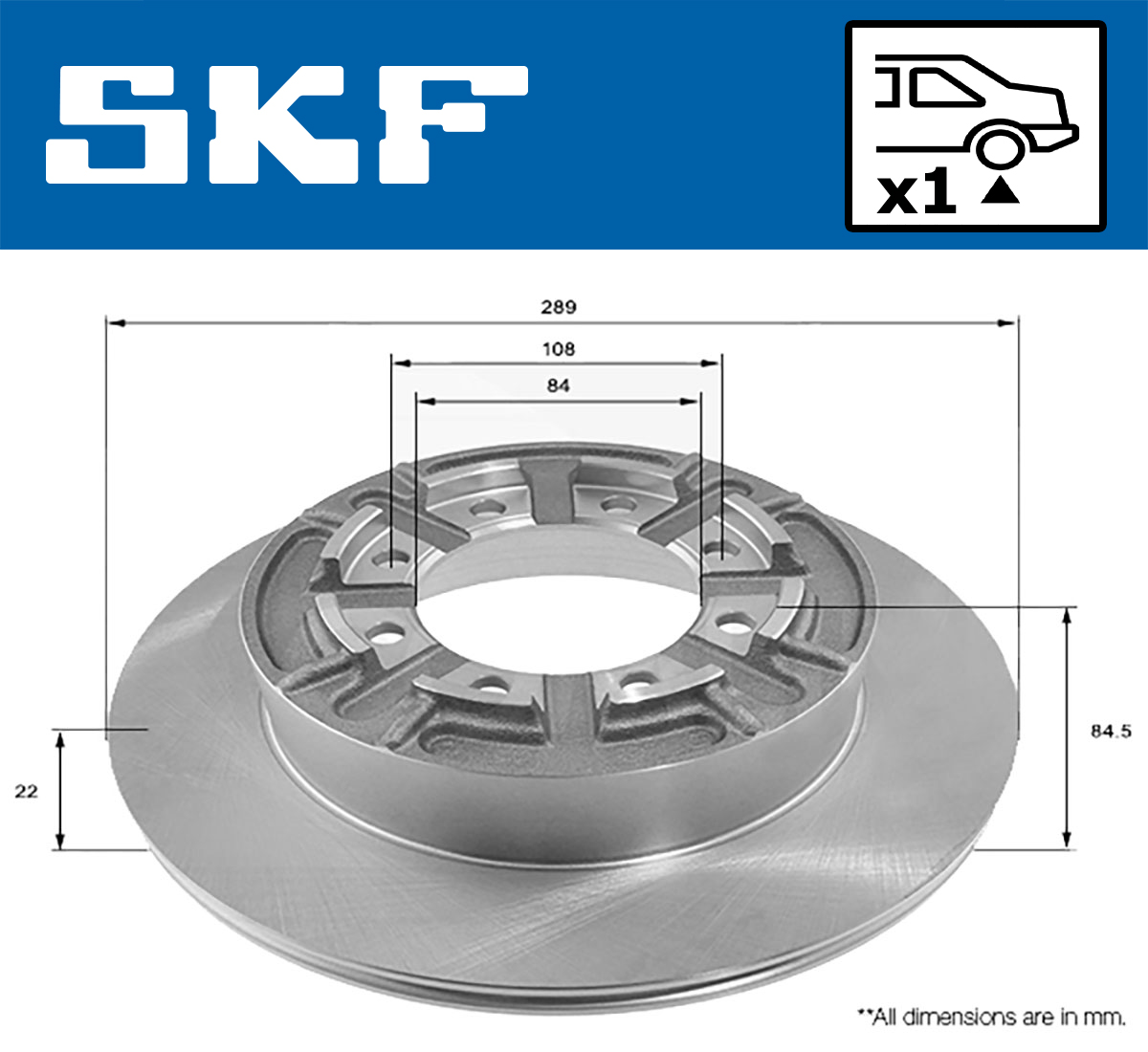 SKF Remschijven VKBD 90098 S1