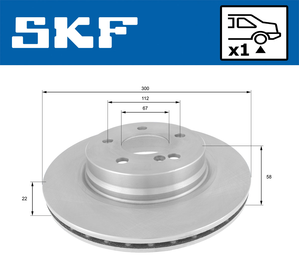 SKF Remschijven VKBD 90204 V1