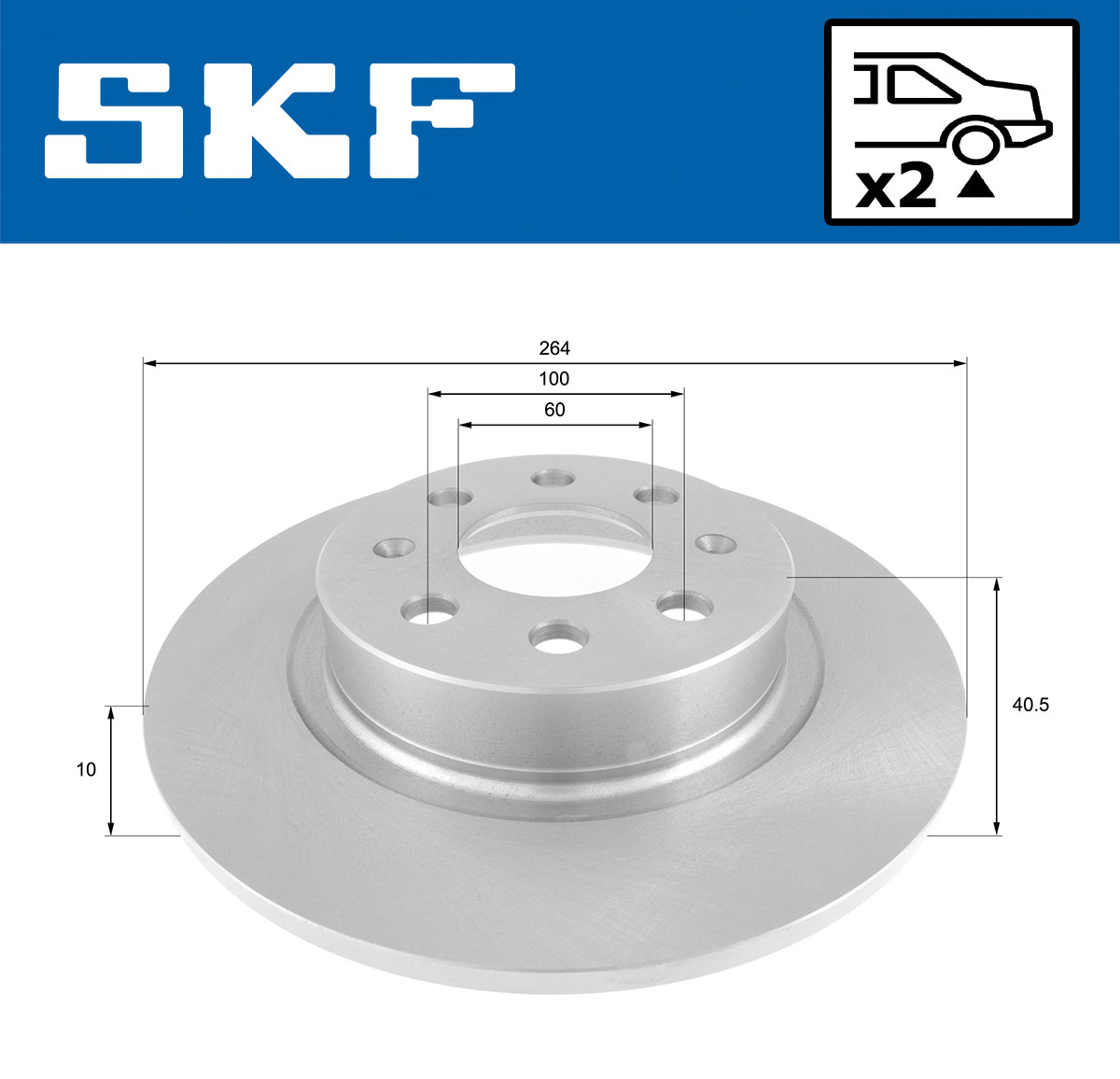 SKF Remschijf VKBD 90631 S2