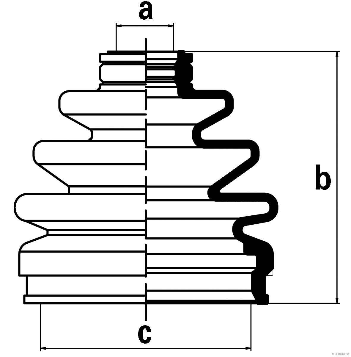 Herth+Buss Jakoparts Aandrijfashoes J2860304