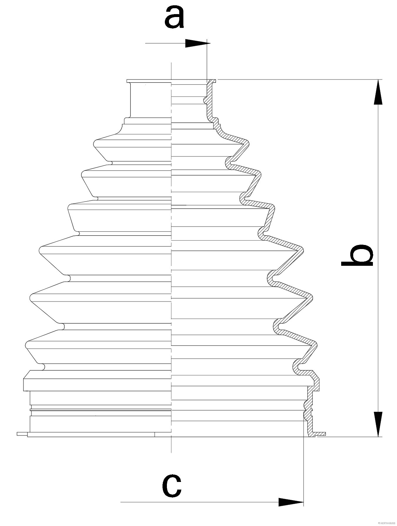 Herth+Buss Jakoparts Aandrijfashoes J2860309