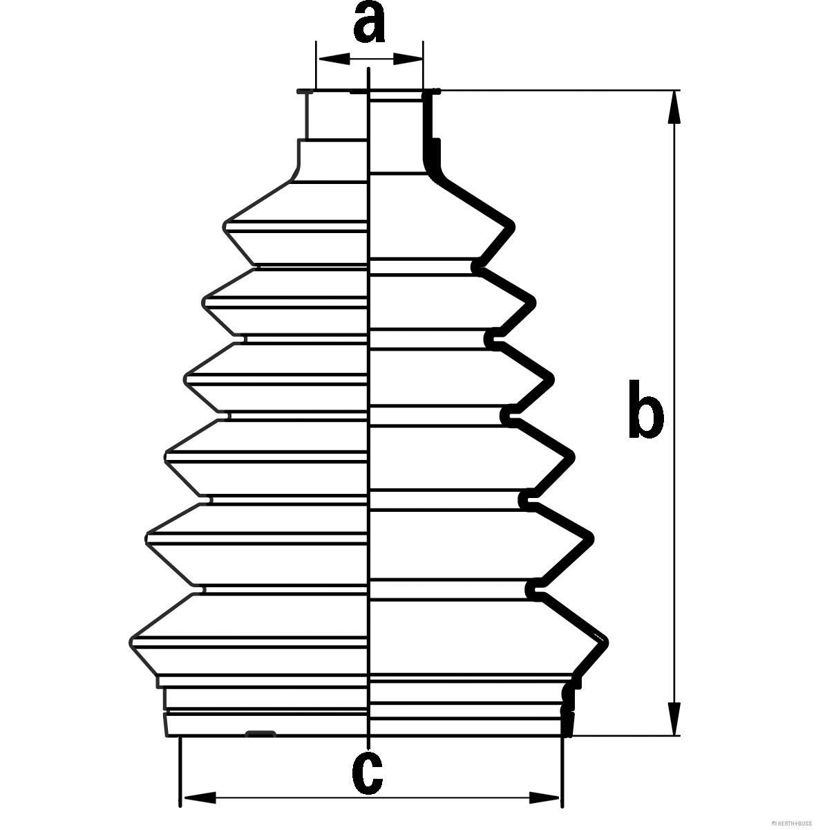 Herth+Buss Jakoparts Aandrijfashoes J2860905