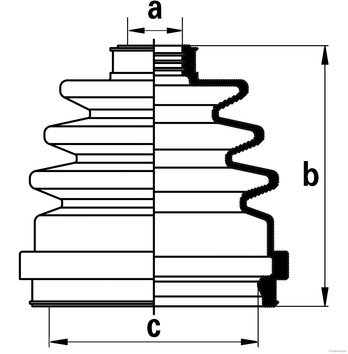 Herth+Buss Jakoparts Aandrijfashoes J2861014
