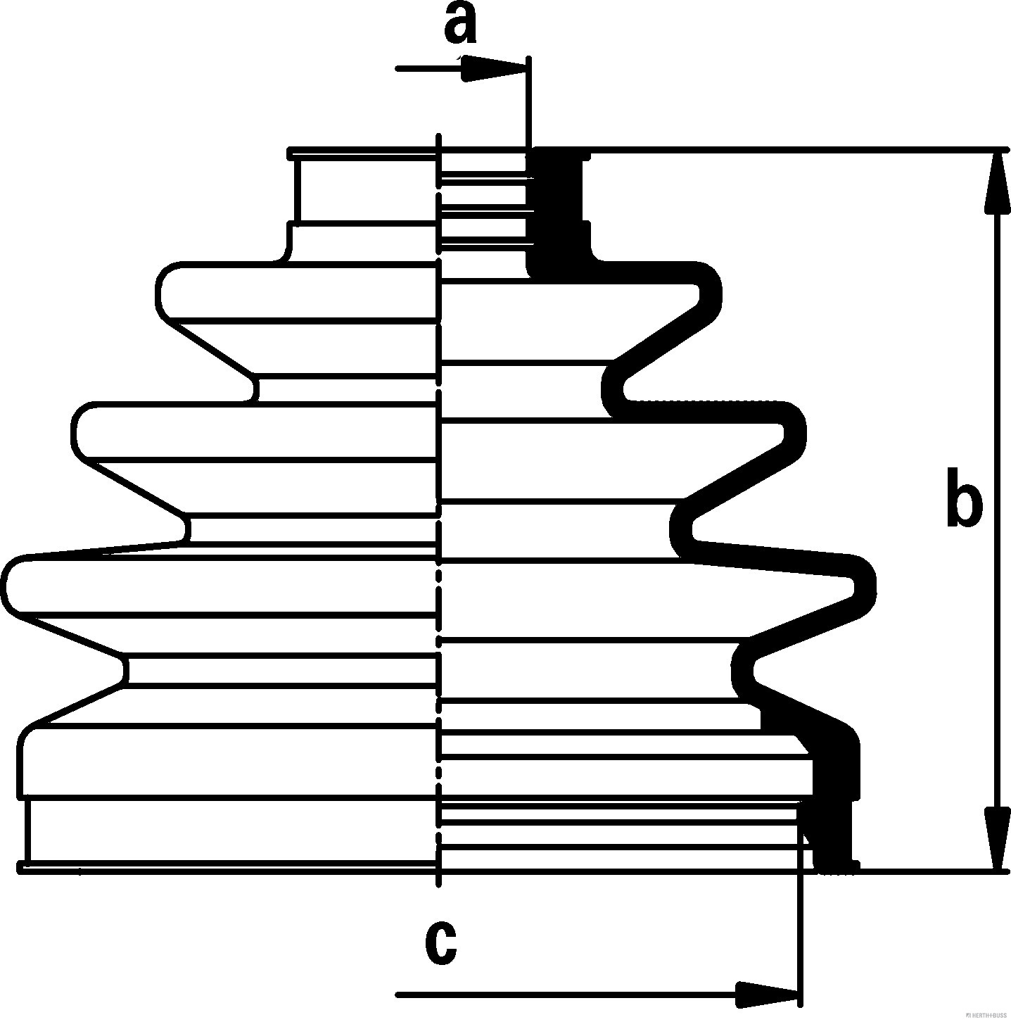 Herth+Buss Jakoparts Aandrijfashoes J2861030