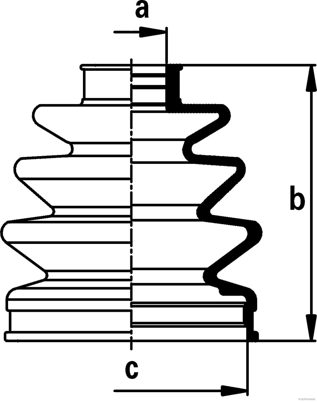Herth+Buss Jakoparts Aandrijfashoes J2861031