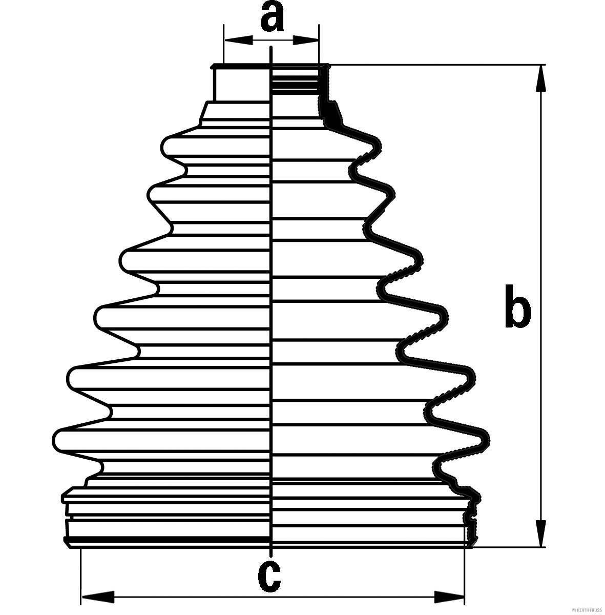 Herth+Buss Jakoparts Aandrijfashoes J2862009