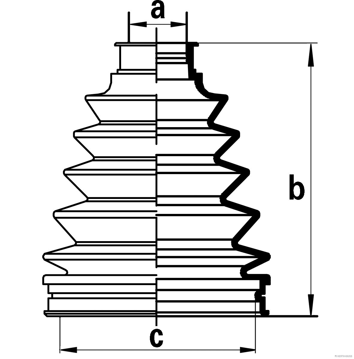 Herth+Buss Jakoparts Aandrijfashoes J2862012