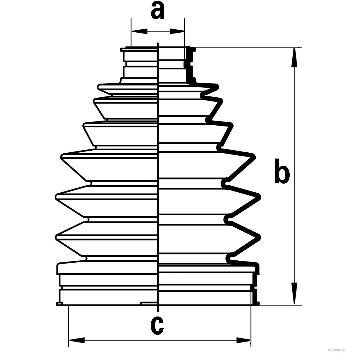 Herth+Buss Jakoparts Aandrijfashoes J2862025