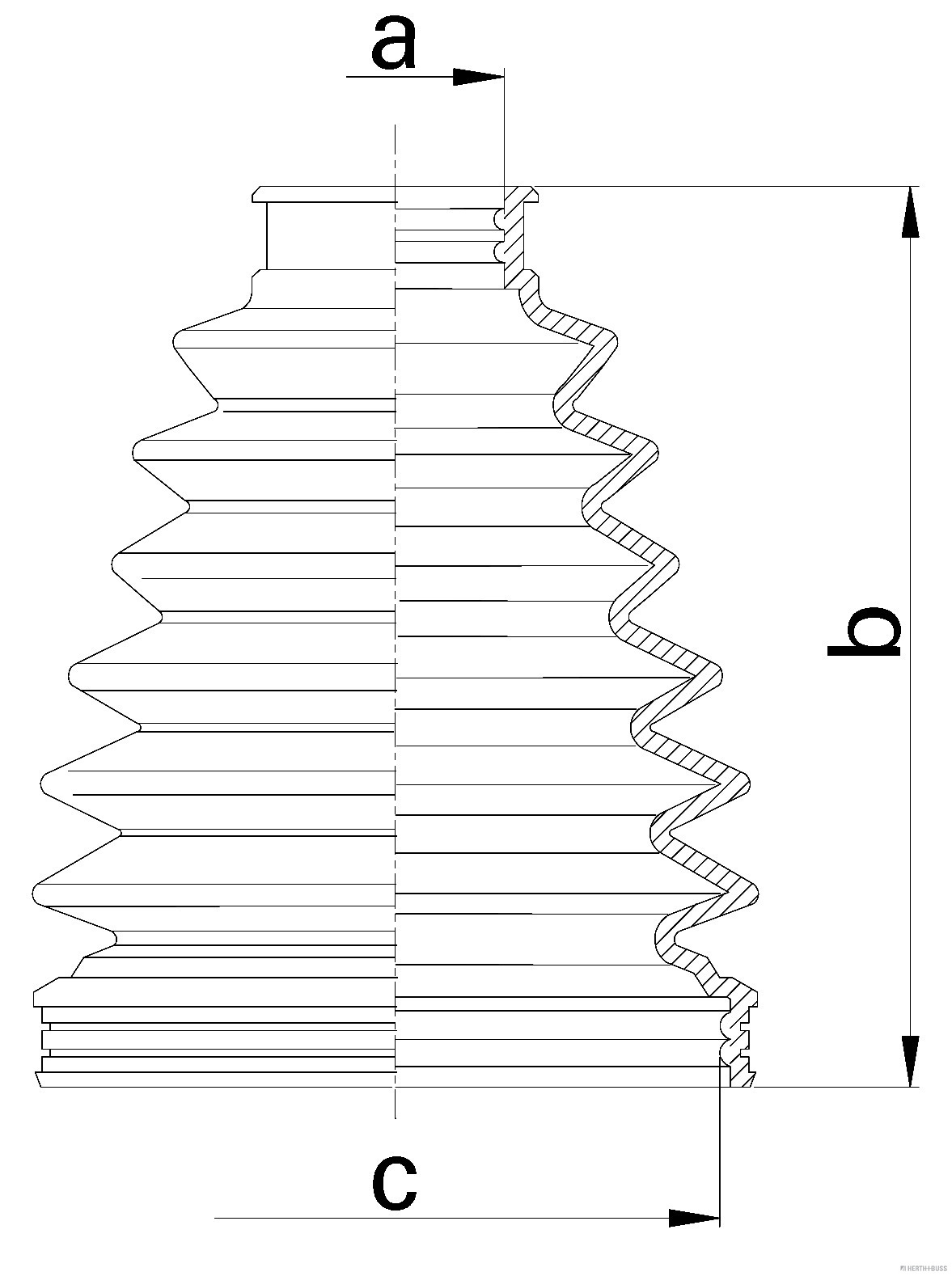 Herth+Buss Jakoparts Aandrijfashoes J2862029