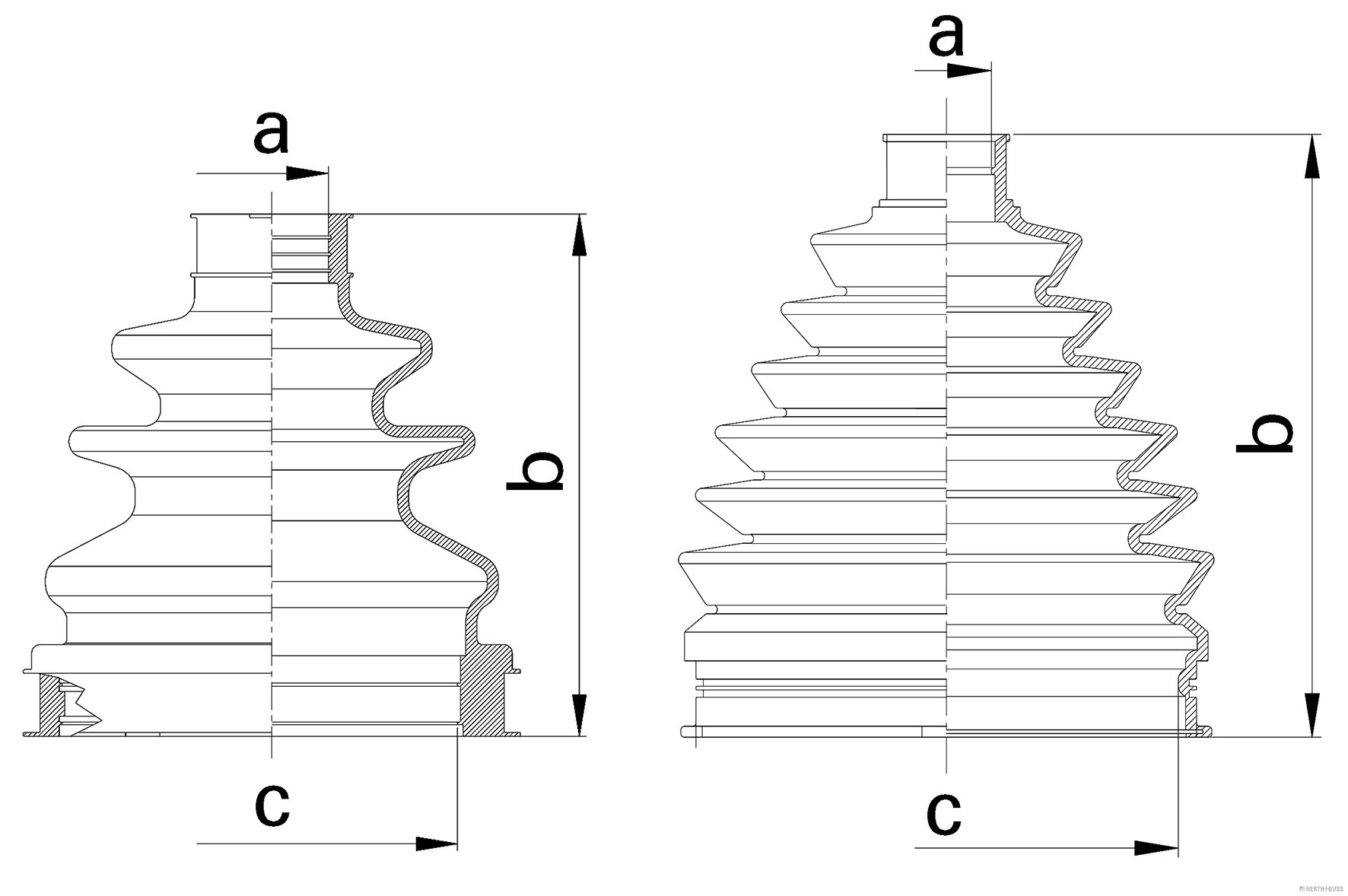 Herth+Buss Jakoparts Aandrijfashoes J2862032