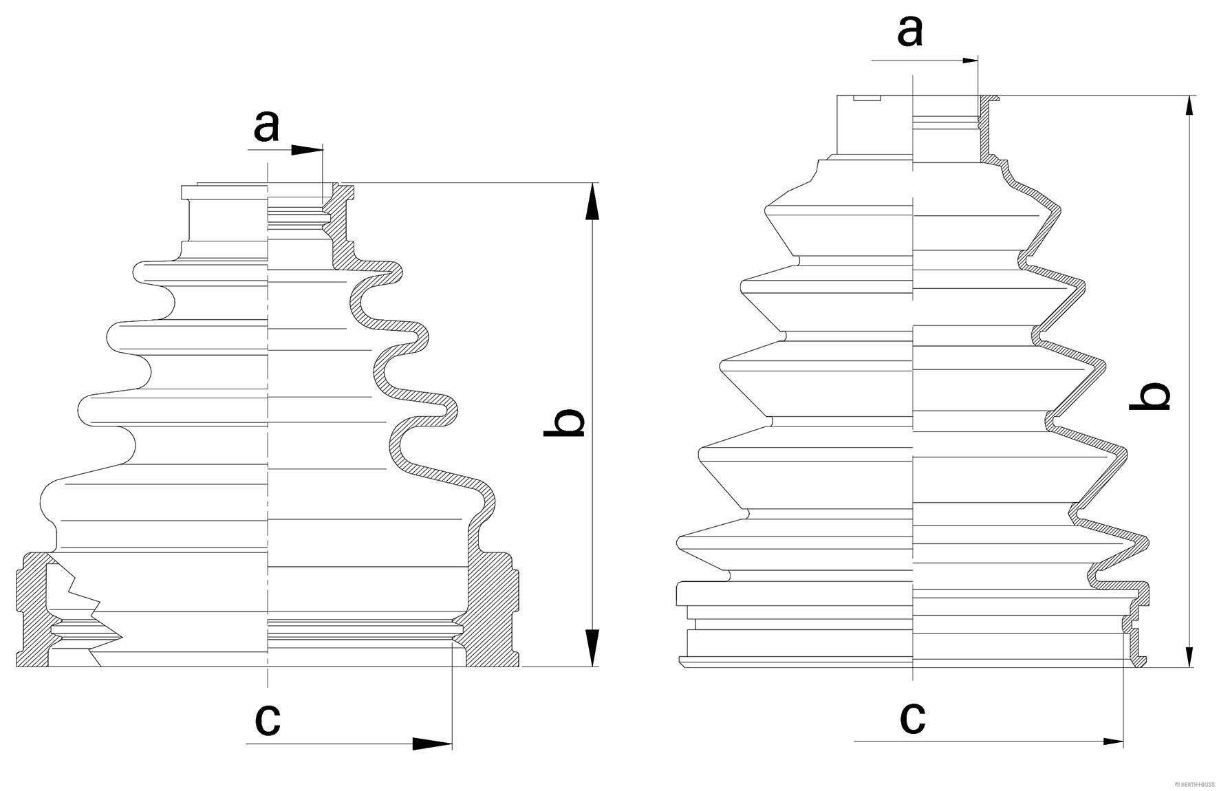 Herth+Buss Jakoparts Aandrijfashoes J2862035