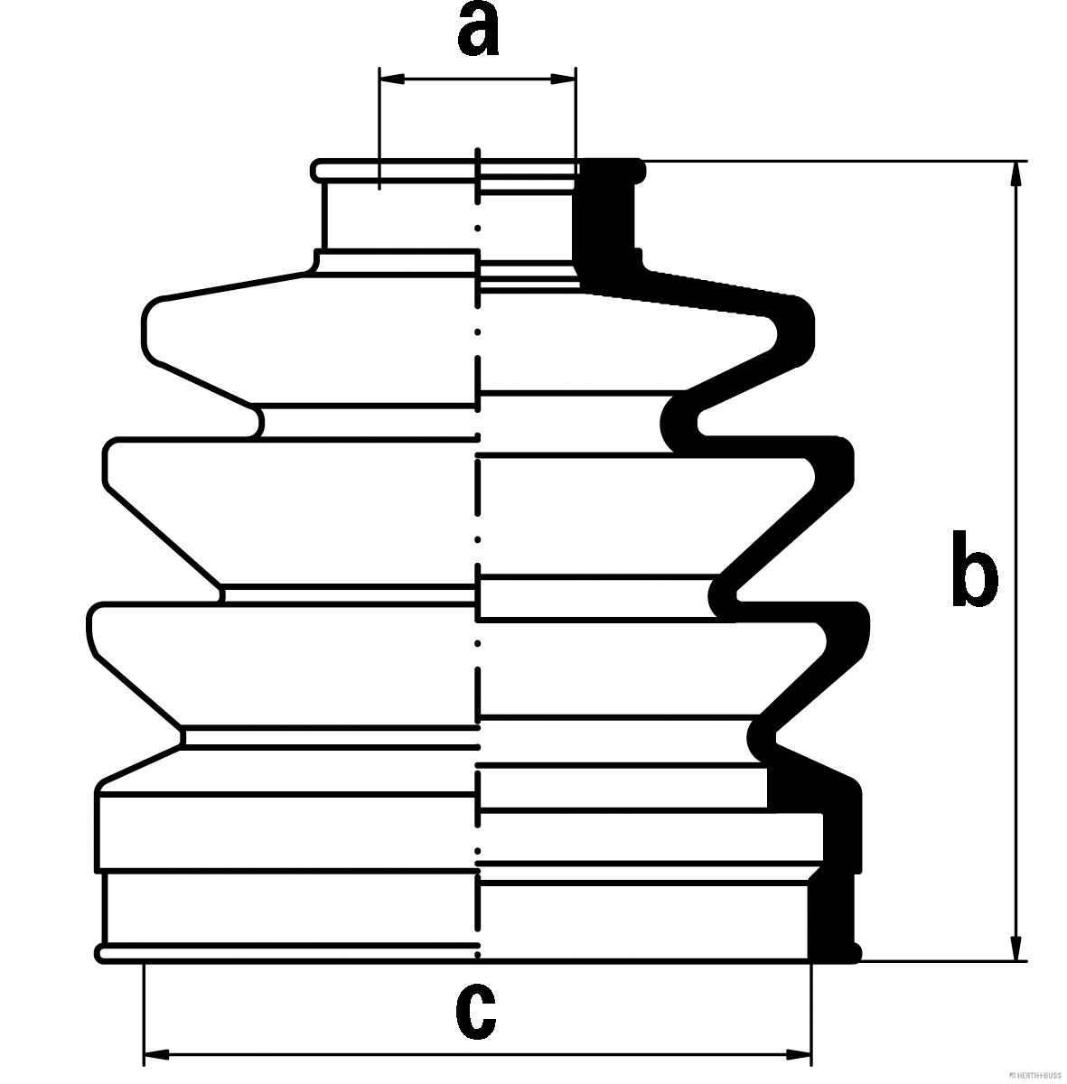 Herth+Buss Jakoparts Aandrijfashoes J2863005