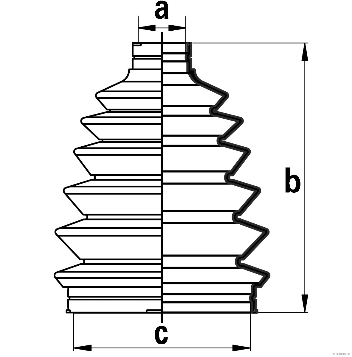 Herth+Buss Jakoparts Aandrijfashoes J2863014