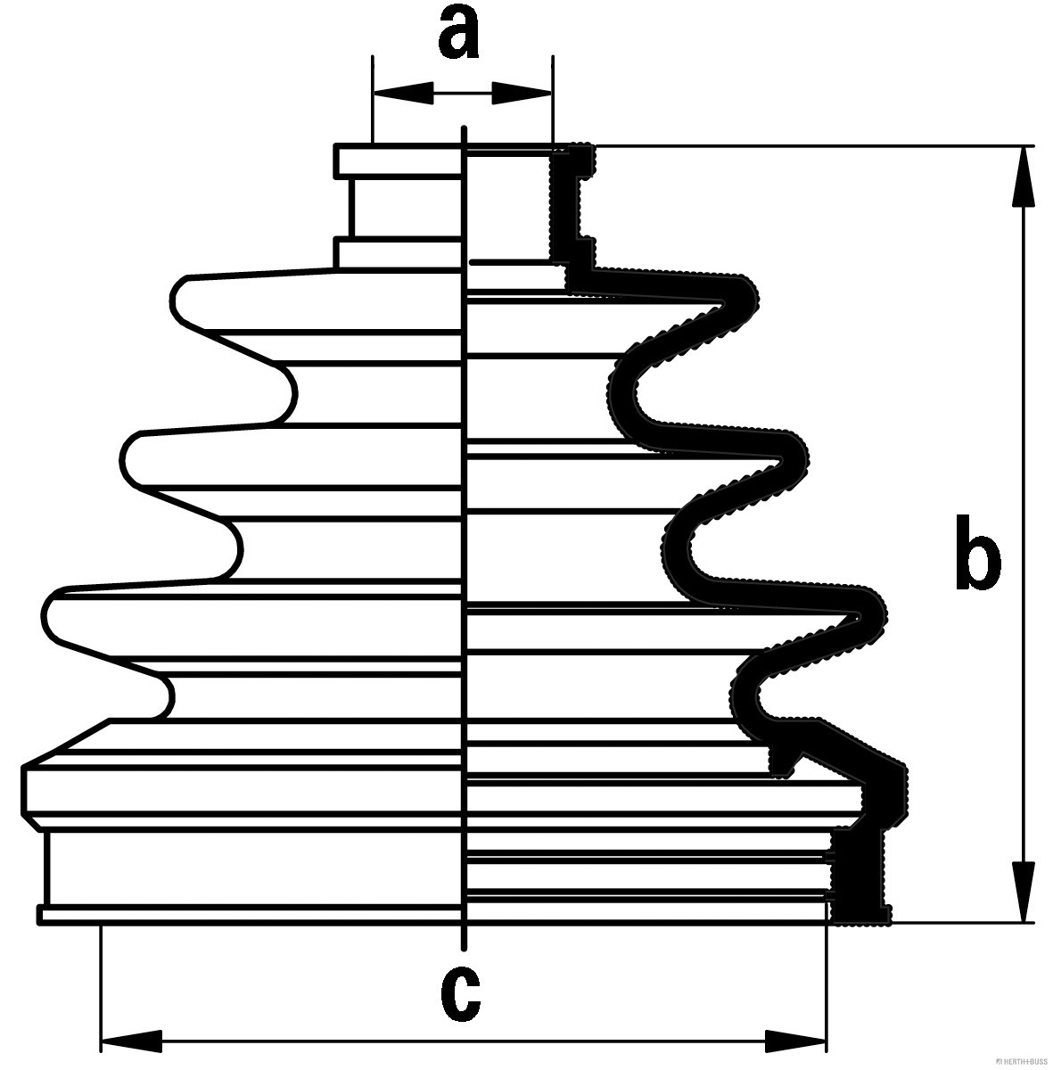 Herth+Buss Jakoparts Aandrijfashoes J2864014