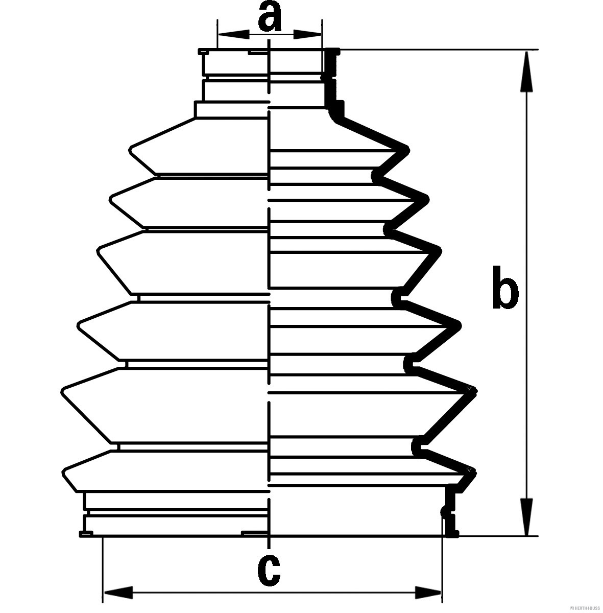 Herth+Buss Jakoparts Aandrijfashoes J2864018