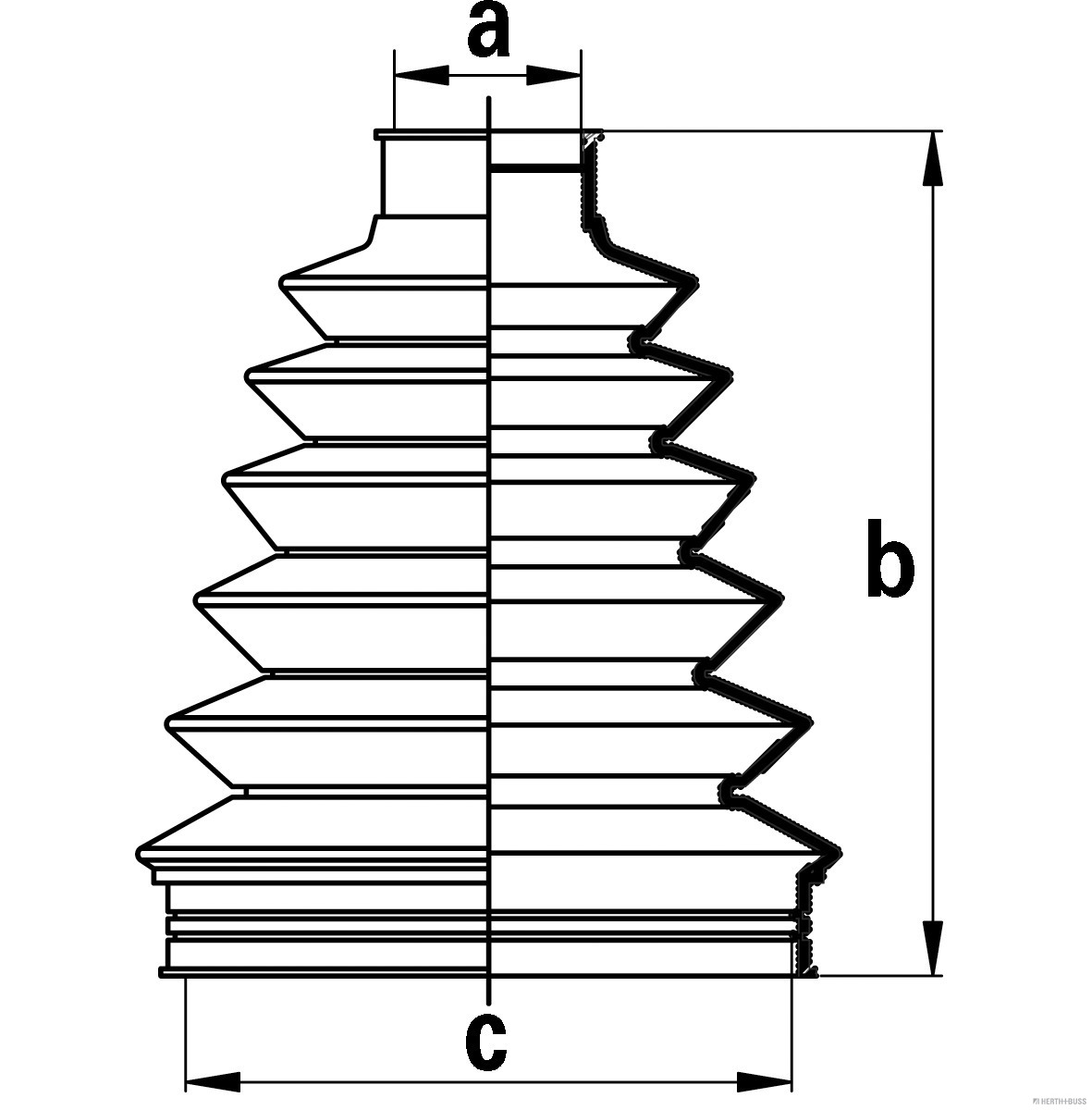 Herth+Buss Jakoparts Aandrijfashoes J2864023
