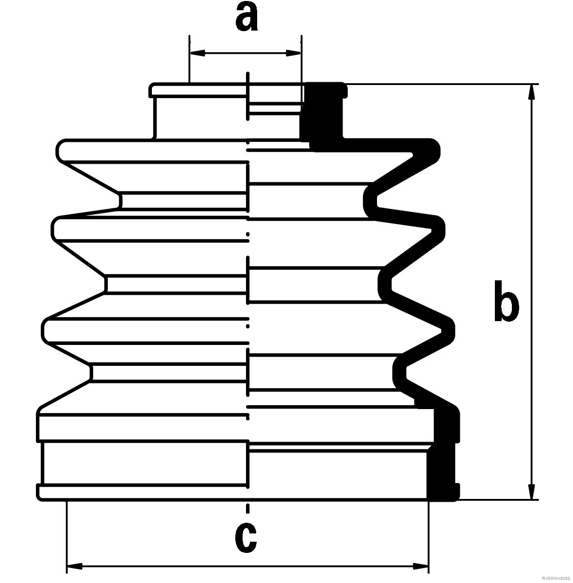 Herth+Buss Jakoparts Aandrijfashoes J2865000