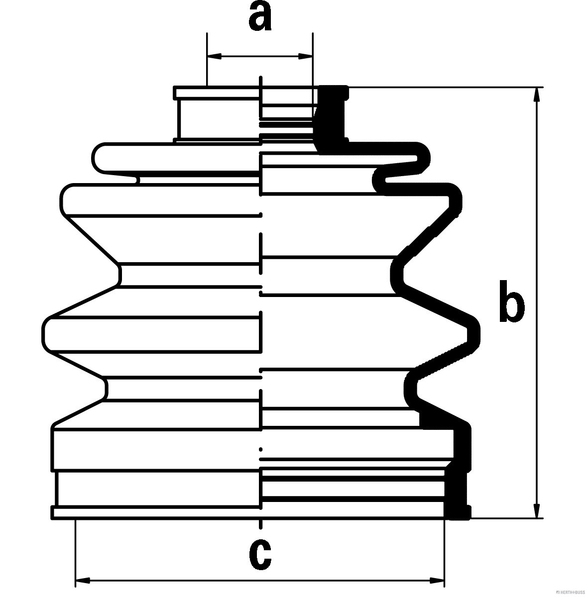 Herth+Buss Jakoparts Aandrijfashoes J2865003