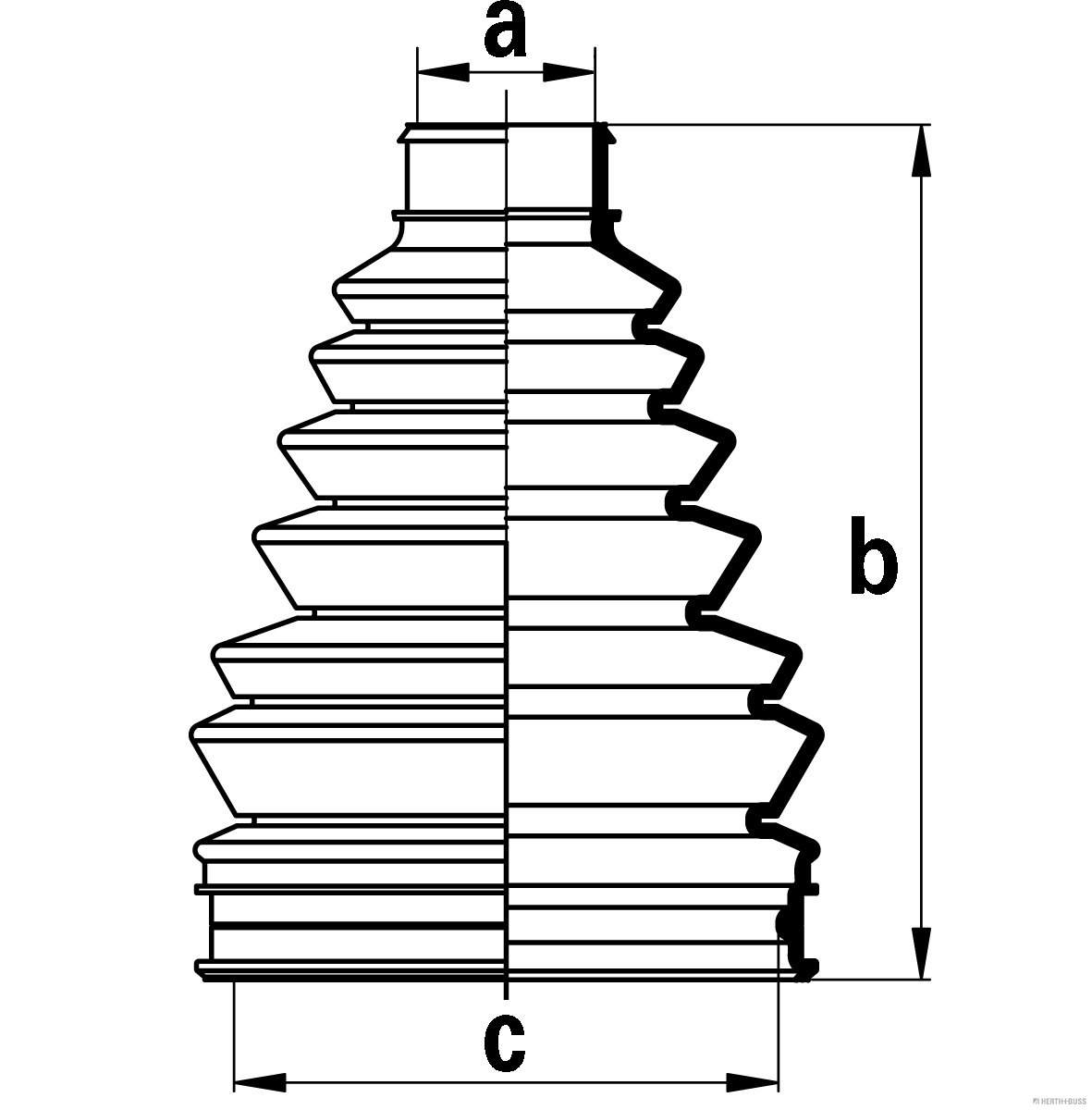 Herth+Buss Jakoparts Aandrijfashoes J2865010