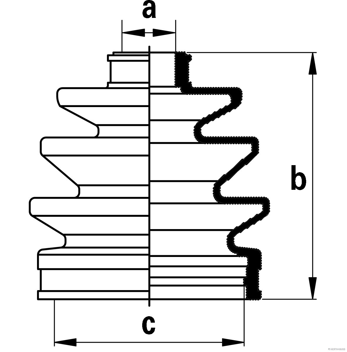Herth+Buss Jakoparts Aandrijfashoes J2867009
