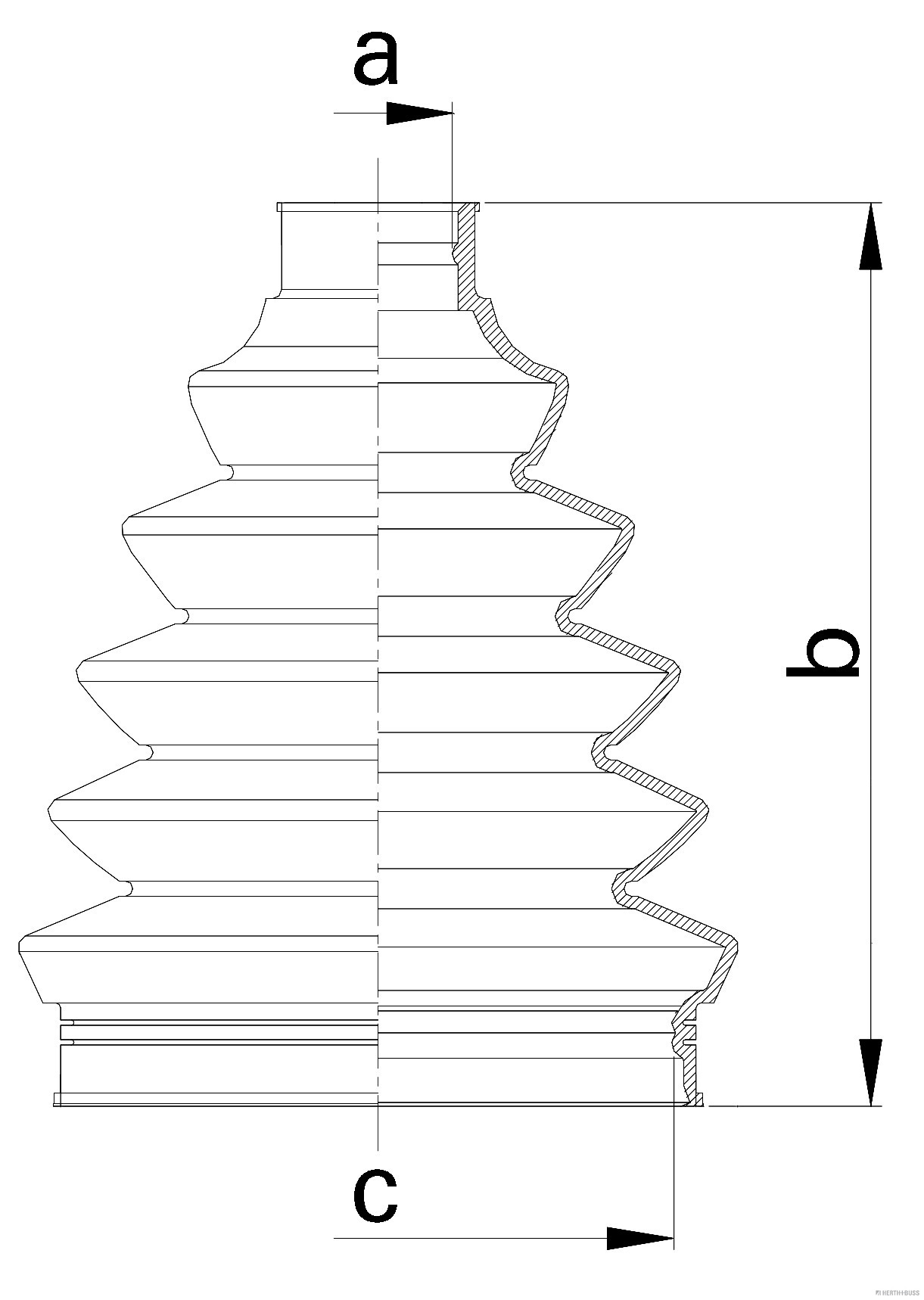 Herth+Buss Jakoparts Aandrijfashoes J2871000