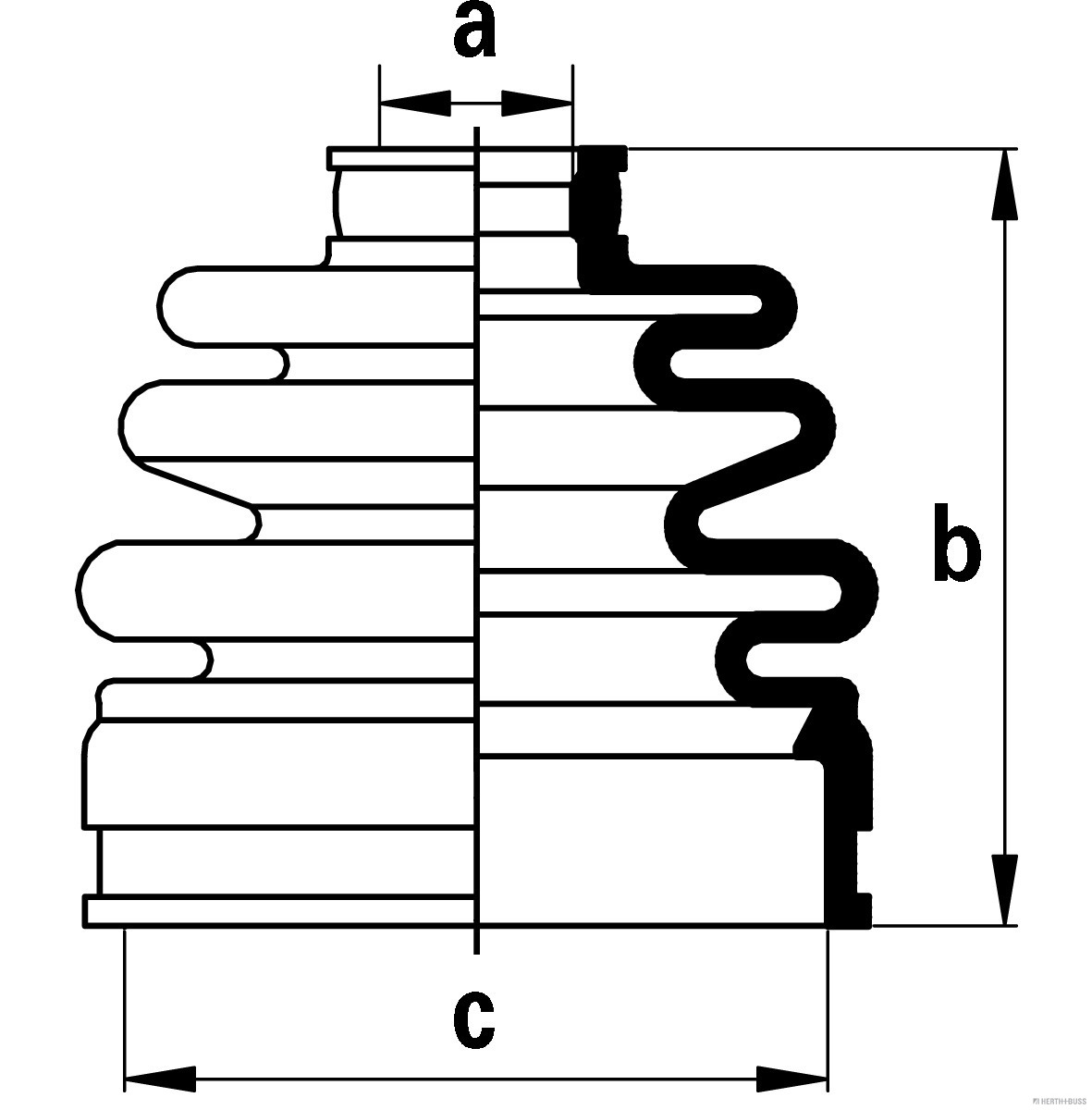 Herth+Buss Jakoparts Aandrijfashoes J2880303