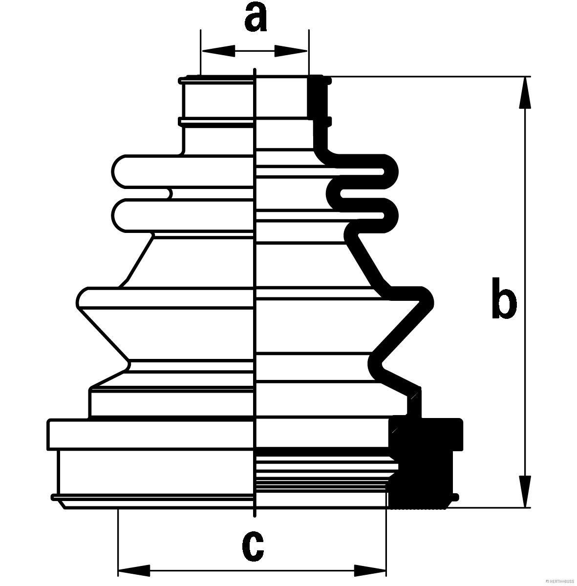 Herth+Buss Jakoparts Aandrijfashoes J2880902