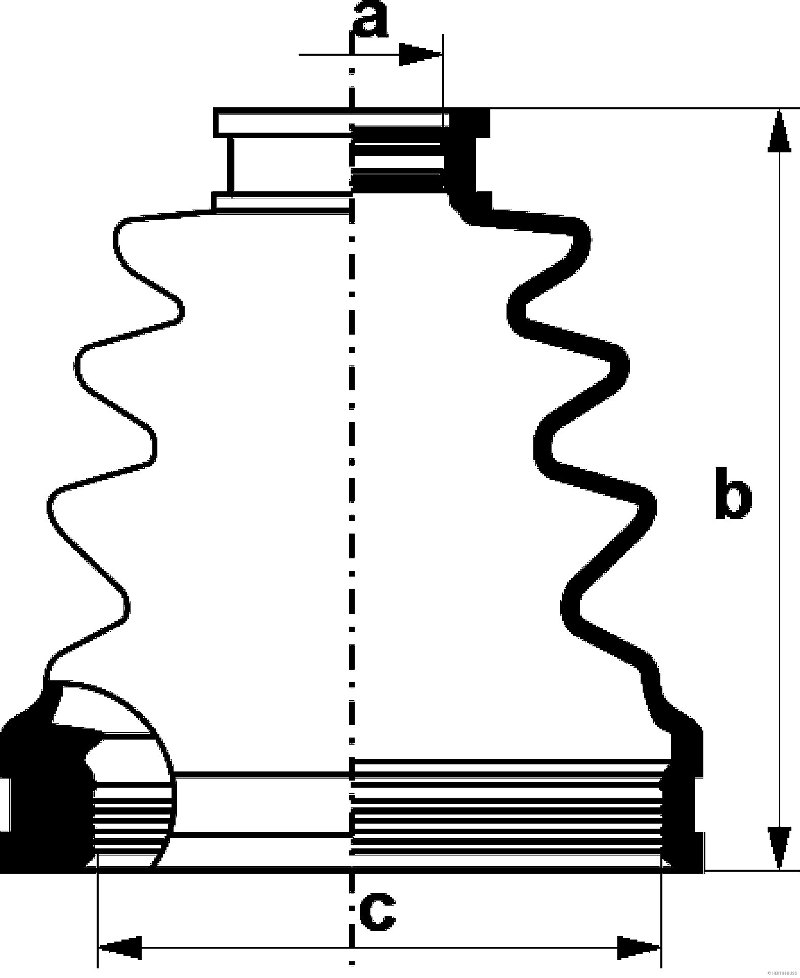 Herth+Buss Jakoparts Aandrijfashoes J2881018