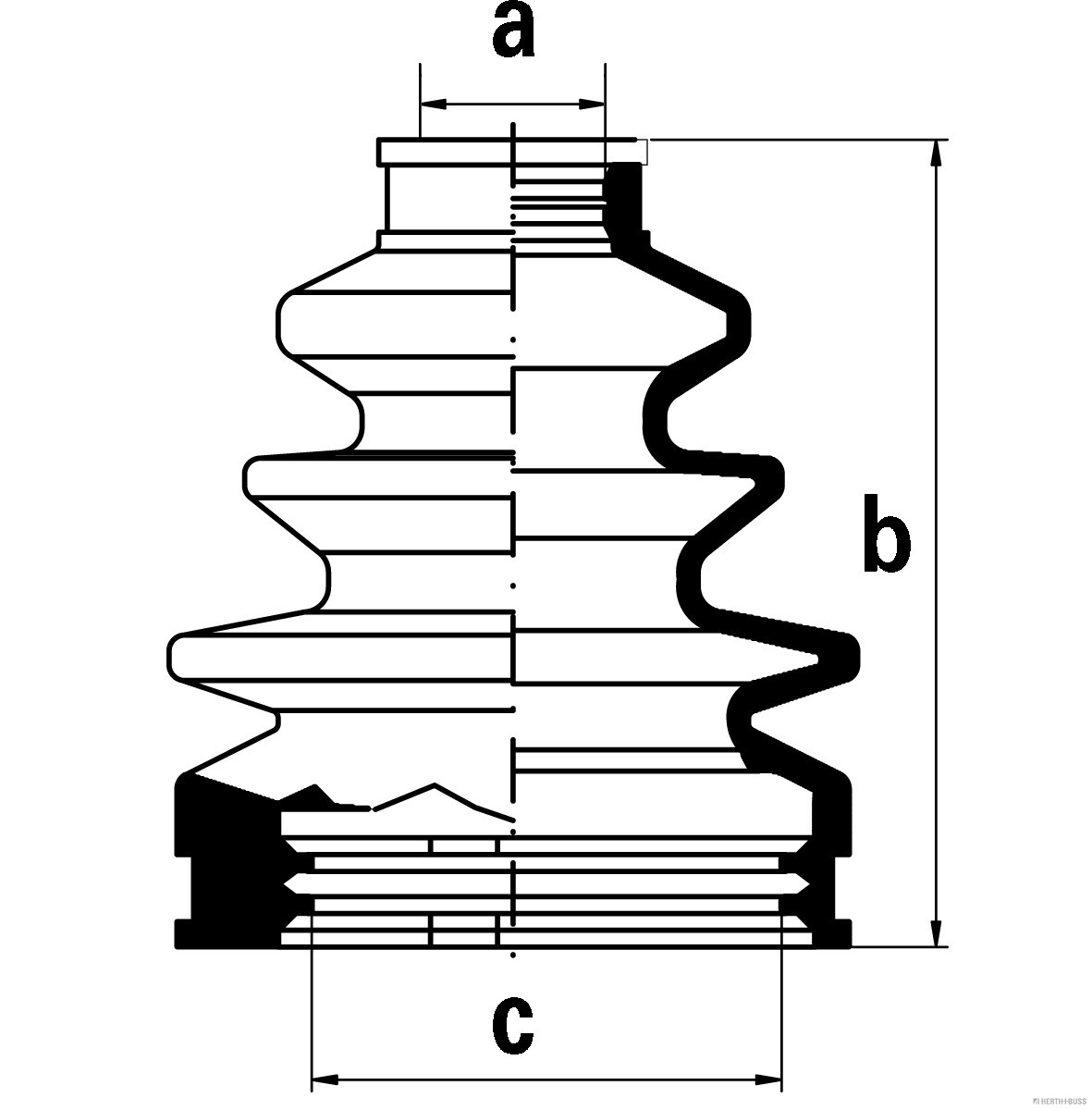Herth+Buss Jakoparts Aandrijfashoes J2882005