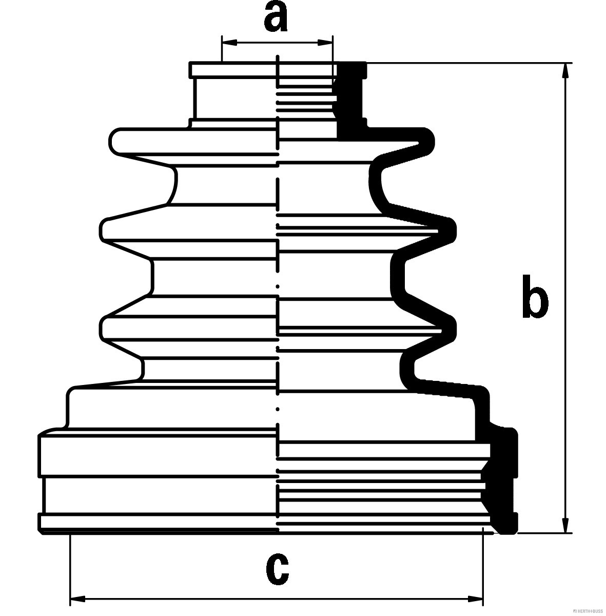 Herth+Buss Jakoparts Aandrijfashoes J2882009