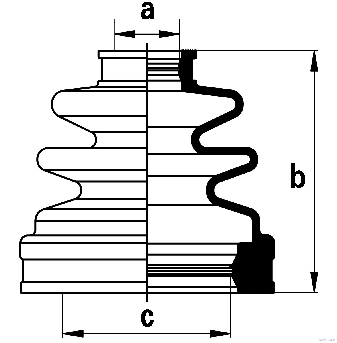 Herth+Buss Jakoparts Aandrijfashoes J2882016