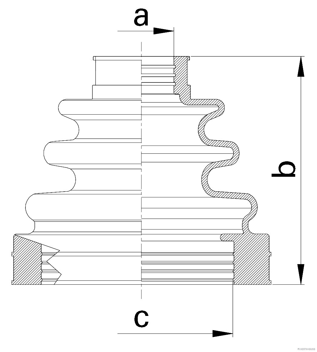 Herth+Buss Jakoparts Aandrijfashoes J2882024