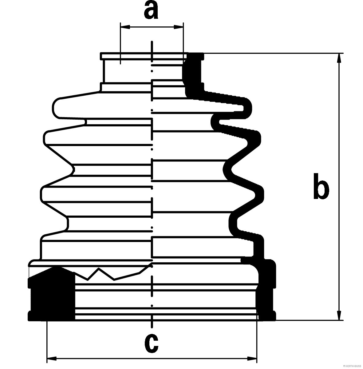Herth+Buss Jakoparts Aandrijfashoes J2883002