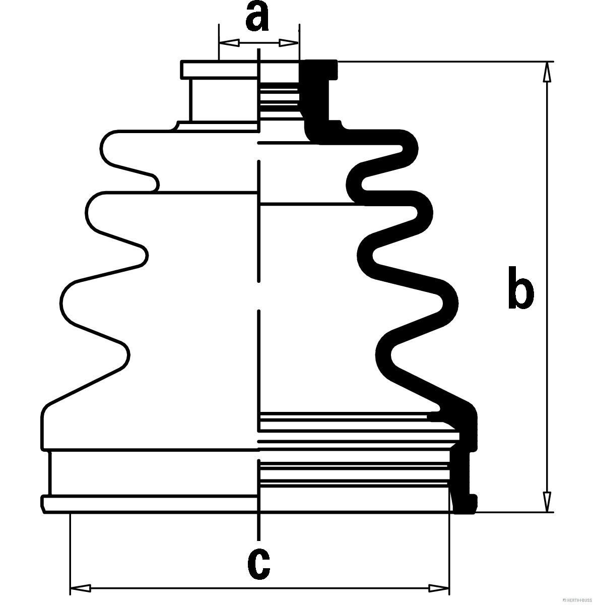 Herth+Buss Jakoparts Aandrijfashoes J2883015