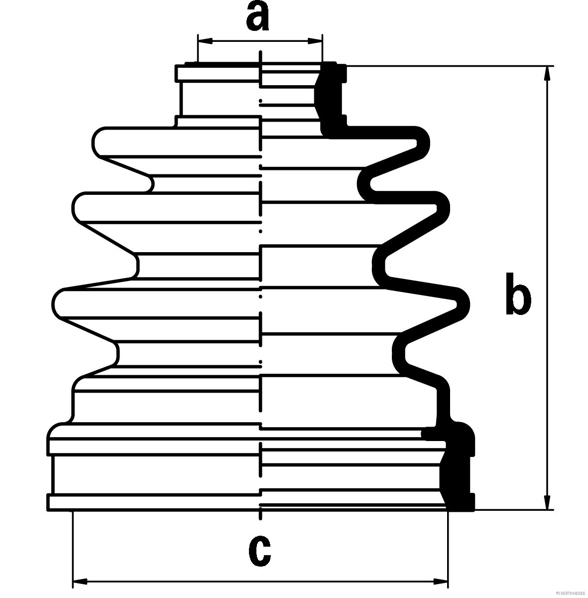 Herth+Buss Jakoparts Aandrijfashoes J2884025