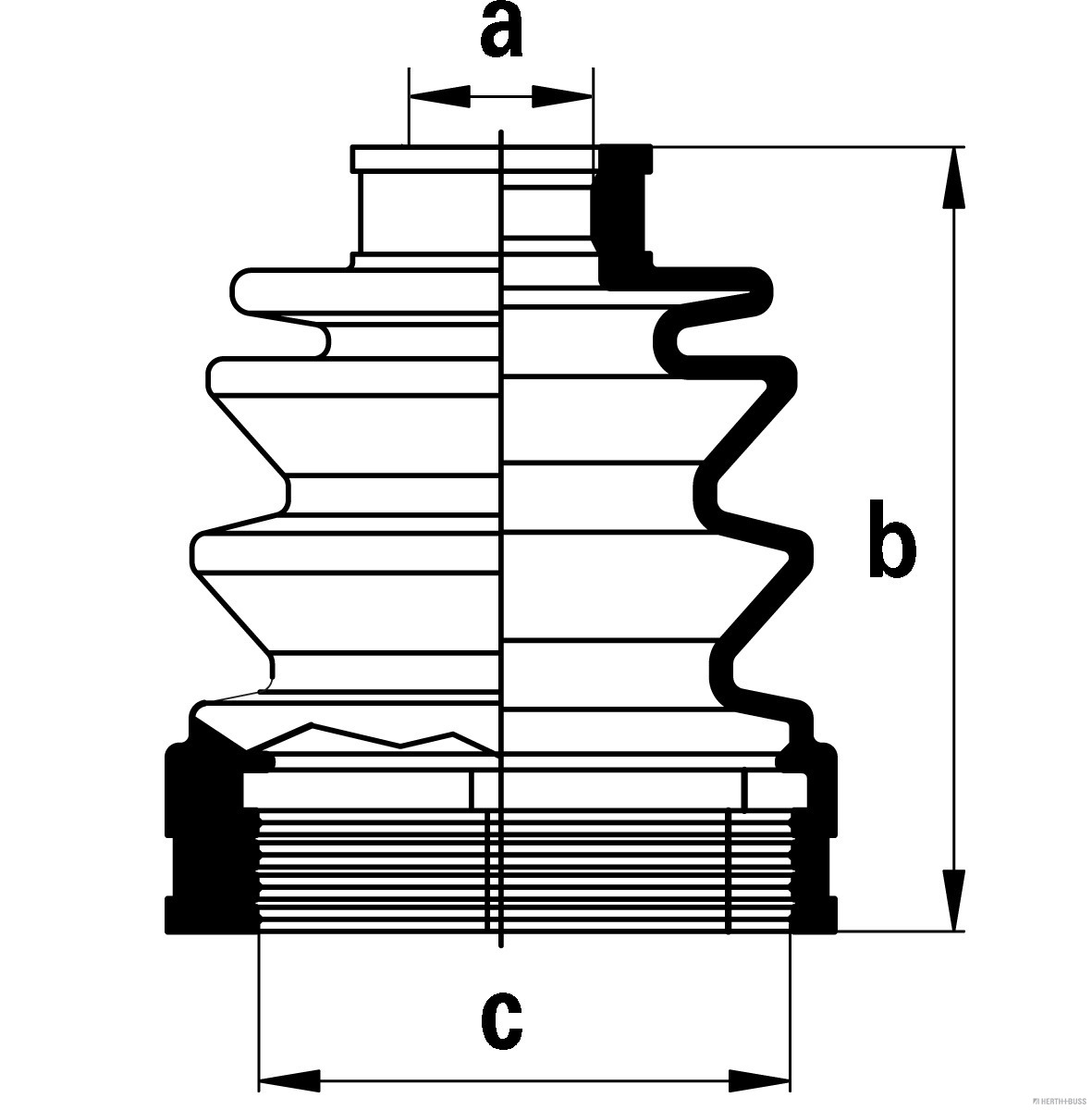Herth+Buss Jakoparts Aandrijfashoes J2885008