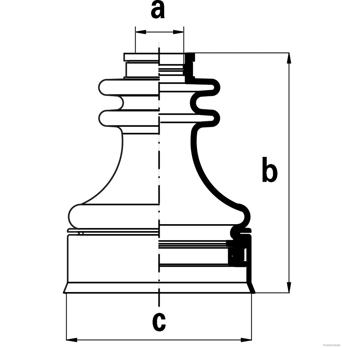 Herth+Buss Jakoparts Aandrijfashoes J2885017