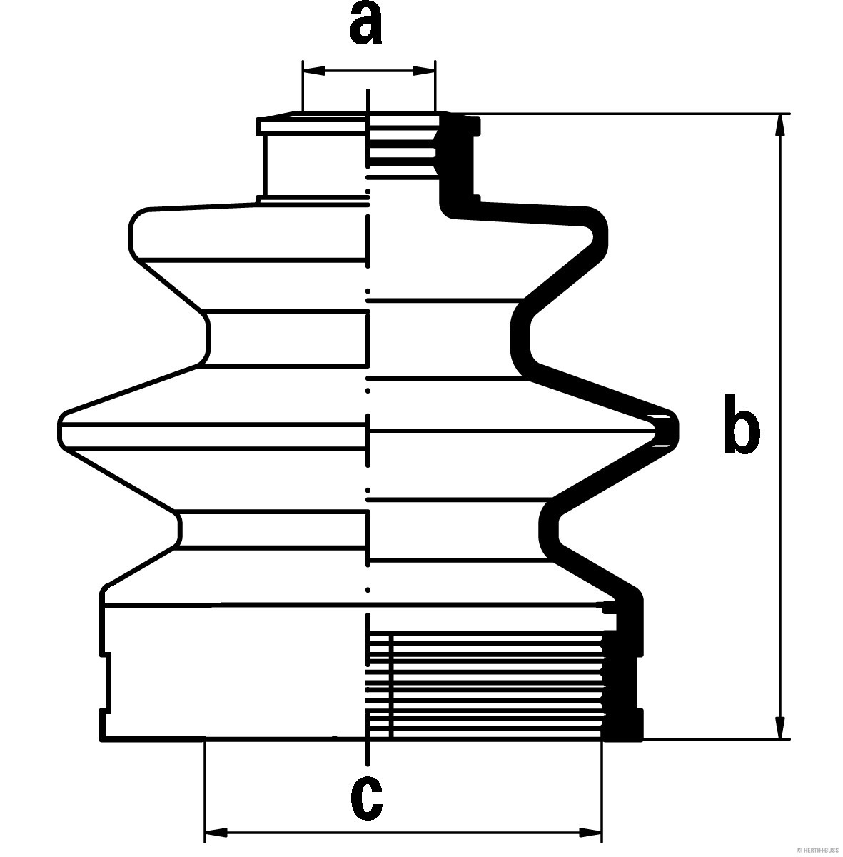 Herth+Buss Jakoparts Aandrijfashoes J2888001