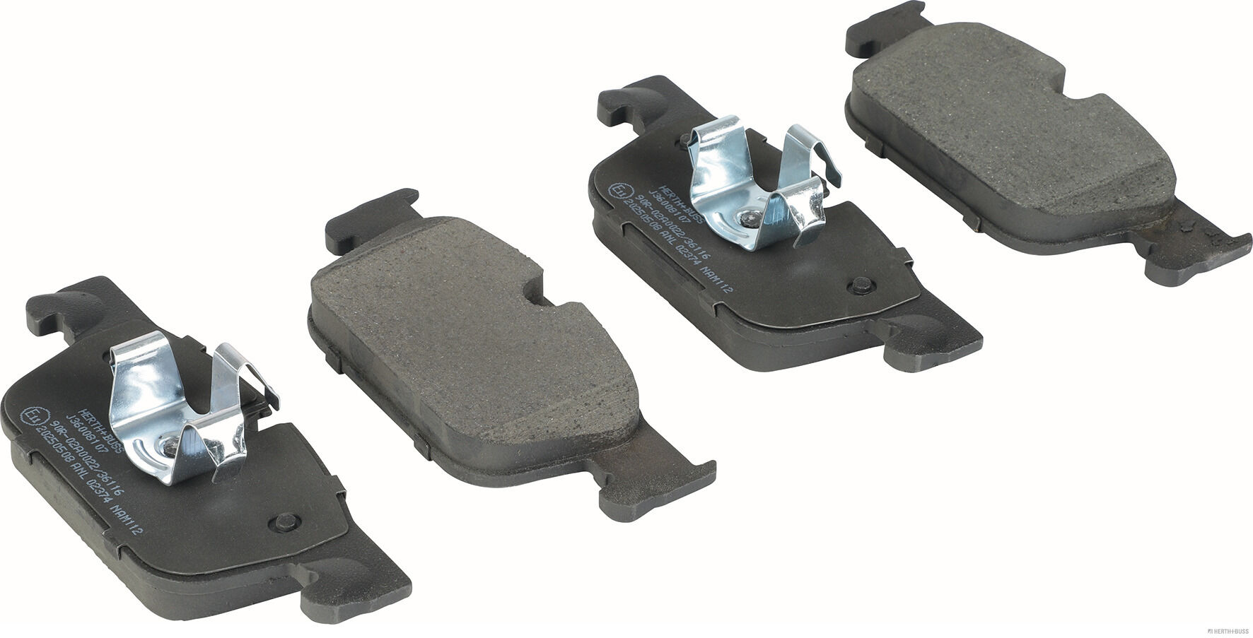 Herth+Buss Jakoparts Remblokkenset, schijfrem J36008107