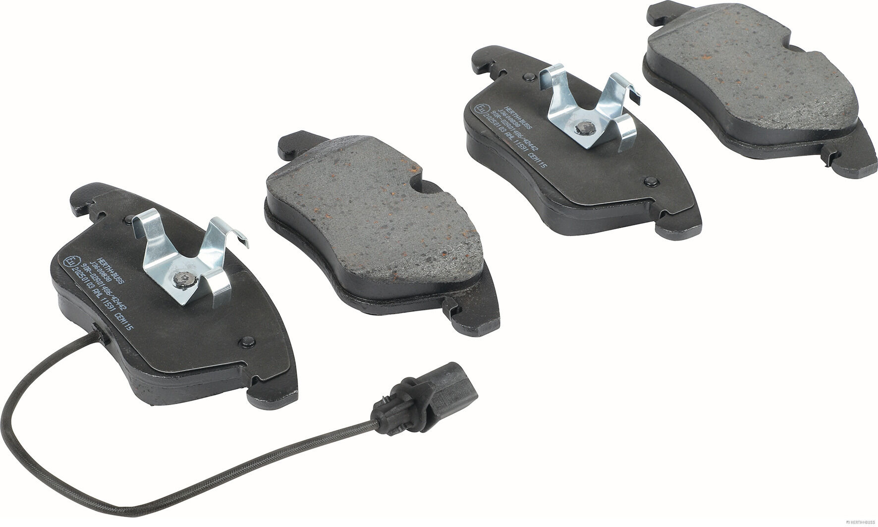 Remblokkenset, schijfrem Herth+Buss Jakoparts J3600838