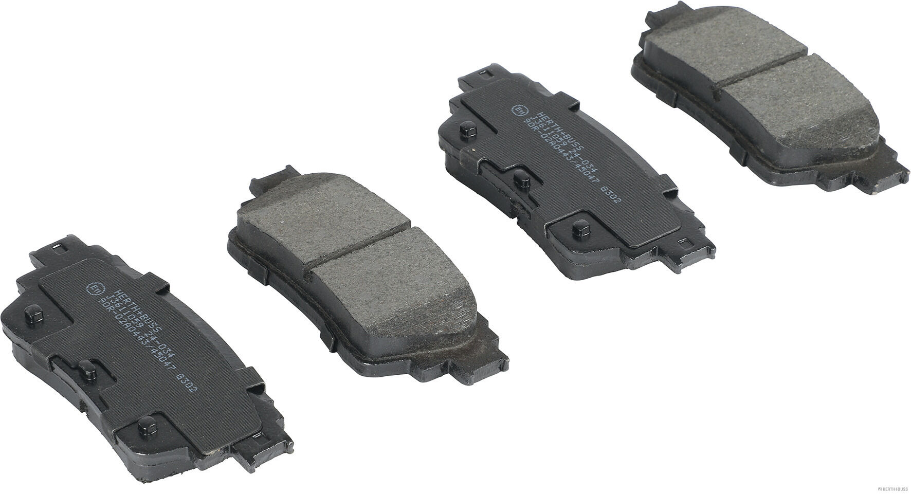 Herth+Buss Jakoparts Remblokkenset, schijfrem J3611059