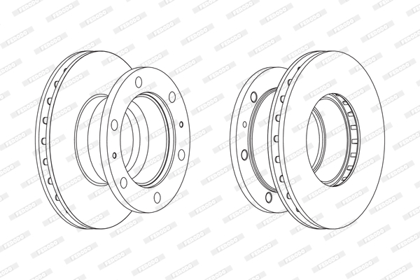 Remschijven Ferodo FCR338A