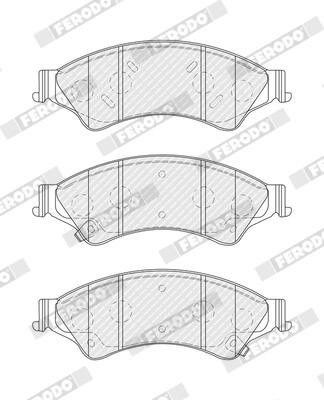 Ferodo Remblokset FDB4832