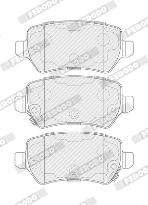 Ferodo Remblokkenset, schijfrem FDB5201