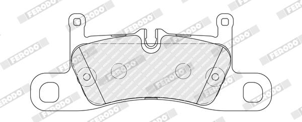 Ferodo Remblokkenset, schijfrem FDB5447